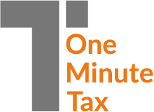 One Minute tax logo